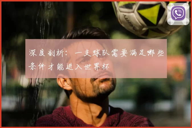 深度剖析：一支球队需要满足哪些条件才能进入世界杯