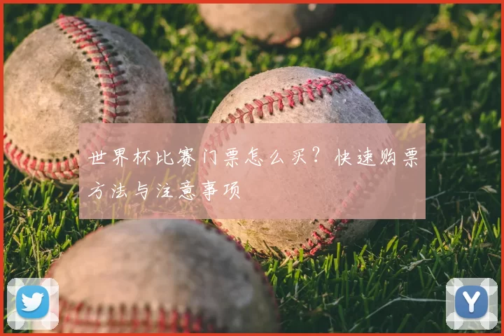 世界杯比赛门票怎么买?快速购票方法与注意事项